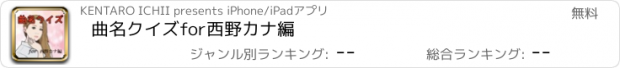 おすすめアプリ 曲名クイズfor西野カナ編