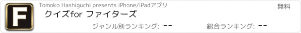 おすすめアプリ クイズfor ファイターズ