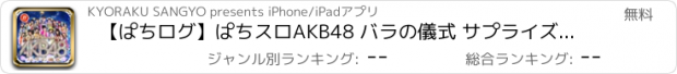 おすすめアプリ 【ぱちログ】ぱちスロAKB48 バラの儀式 サプライズ劇場