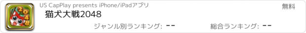 おすすめアプリ 猫犬大戦2048