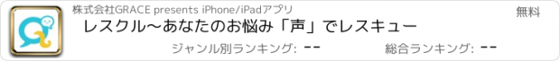 おすすめアプリ レスクル～あなたのお悩み「声」でレスキュー