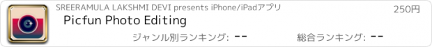 おすすめアプリ Picfun Photo Editing