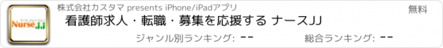 おすすめアプリ 看護師求人・転職・募集を応援する ナースJJ