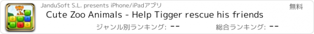 おすすめアプリ Cute Zoo Animals - Help Tigger rescue his friends