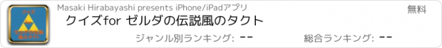 おすすめアプリ クイズ　for ゼルダの伝説　風のタクト