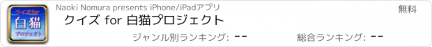 おすすめアプリ クイズ for 白猫プロジェクト