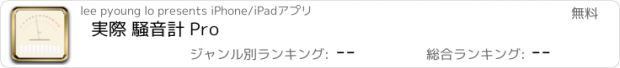 おすすめアプリ 実際 騒音計 Pro