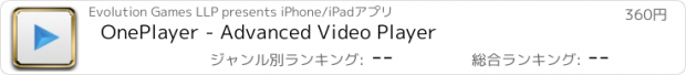 おすすめアプリ OnePlayer - Advanced Video Player