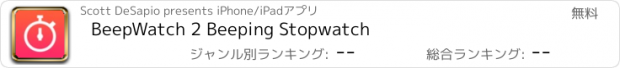 おすすめアプリ BeepWatch 2 Beeping Stopwatch