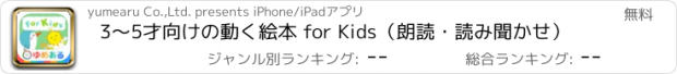 おすすめアプリ 3～5才向けの動く絵本 for Kids（朗読・読み聞かせ）