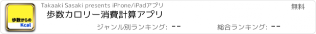 おすすめアプリ 歩数カロリー消費計算アプリ