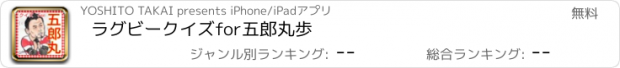 おすすめアプリ ラグビークイズfor五郎丸歩