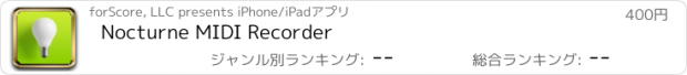おすすめアプリ Nocturne MIDI Recorder