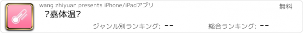 おすすめアプリ 皕嘉体温计