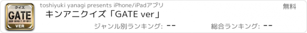 おすすめアプリ キンアニクイズ「GATE ver」