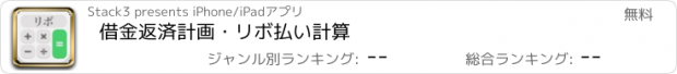 おすすめアプリ 借金返済計画・リボ払い計算