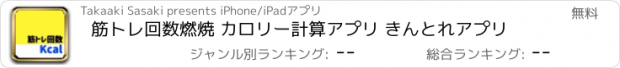 おすすめアプリ 筋トレ回数燃焼 カロリー計算アプリ　 きんとれアプリ