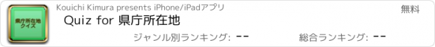 おすすめアプリ Quiz for 県庁所在地