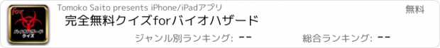 おすすめアプリ 完全無料クイズforバイオハザード