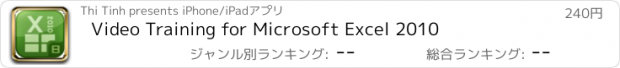 おすすめアプリ Video Training for Microsoft Excel 2010