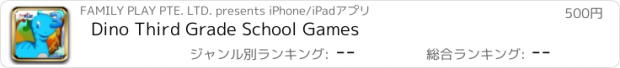 おすすめアプリ Dino Third Grade School Games