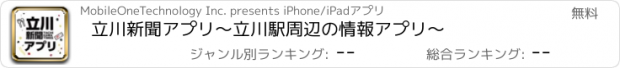 おすすめアプリ 立川新聞アプリ〜立川駅周辺の情報アプリ〜