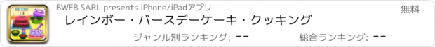 おすすめアプリ レインボー・バースデーケーキ・クッキング