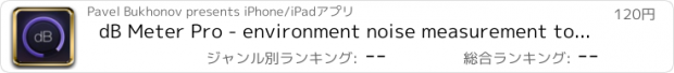 おすすめアプリ dB Meter Pro - environment noise measurement tool in decibel