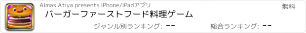 おすすめアプリ バーガーファーストフード料理ゲーム