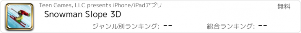 おすすめアプリ Snowman Slope 3D