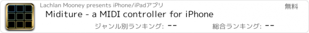 おすすめアプリ Miditure - a MIDI controller for iPhone