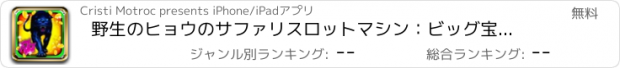 おすすめアプリ 野生のヒョウのサファリスロットマシン：ビッグ宝くじの賞品やコインでギャンブルシミュレーター