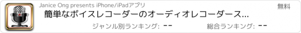 おすすめアプリ 簡単なボイスレコーダーのオーディオレコーダースーパーボイス無料