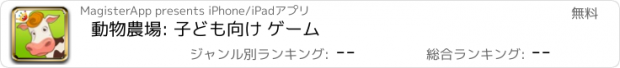 おすすめアプリ 動物農場: 子ども向け ゲーム