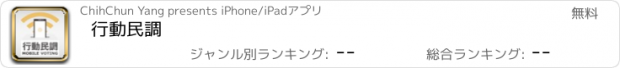 おすすめアプリ 行動民調