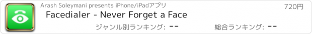 おすすめアプリ Facedialer - Never Forget a Face