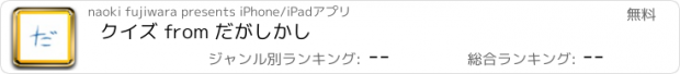 おすすめアプリ クイズ from だがしかし