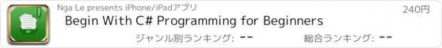 おすすめアプリ Begin With C# Programming for Beginners