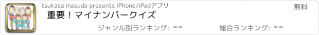 おすすめアプリ 重要！マイナンバークイズ