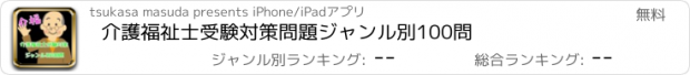 おすすめアプリ 介護福祉士受験対策　問題ジャンル別100問