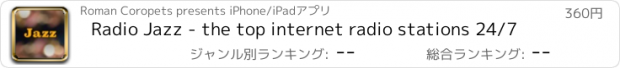 おすすめアプリ Radio Jazz - the top internet radio stations 24/7