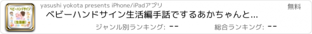 おすすめアプリ ベビーハンドサイン生活編手話でするあかちゃんとのコミュニケーション。