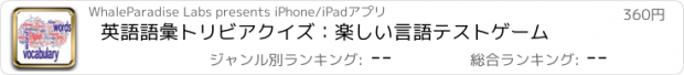おすすめアプリ 英語語彙トリビアクイズ：楽しい言語テストゲーム