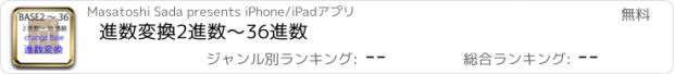 おすすめアプリ 進数変換　2進数〜36進数