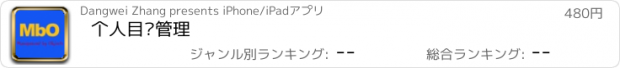 おすすめアプリ 个人目标管理