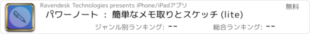 おすすめアプリ パワーノート  :  簡単なメモ取りとスケッチ (lite)