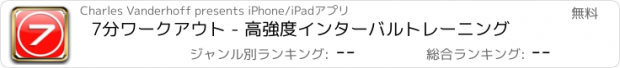 おすすめアプリ 7分ワークアウト - 高強度インターバルトレーニング