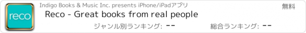 おすすめアプリ Reco - Great books from real people