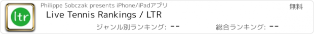 おすすめアプリ Live Tennis Rankings / LTR