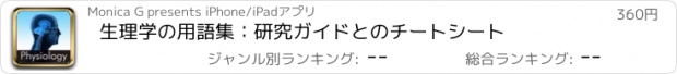 おすすめアプリ 生理学の用語集：研究ガイドとのチートシート